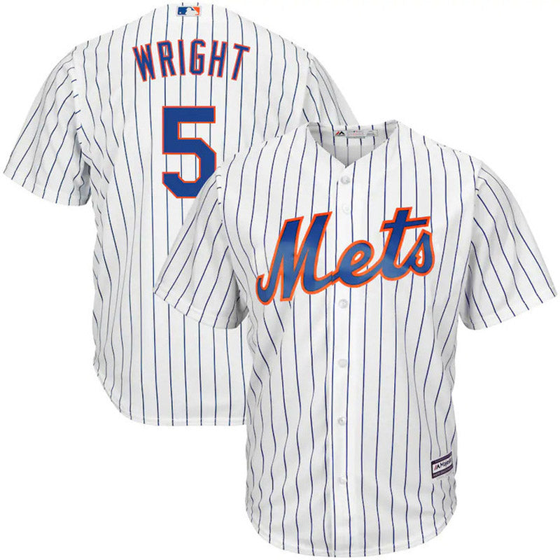 Youth New York Mets David Wright Replica Home Jersey - White